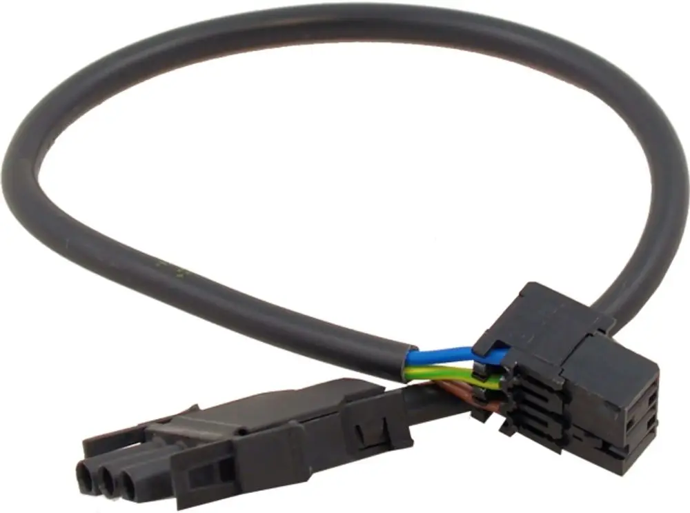 Kabel mit zwei Steckeranschlüssen, verwendet in Heizsystemen, beispielsweise bei Wolf Geräten für Feuerungsautomaten oder Brennermotoren.